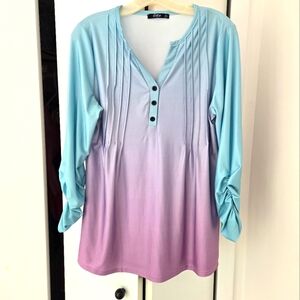 LILY by Firmiana Multi Colored Tunic Size Medium
